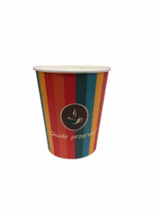 BEZ SUP EKO Kubek Chwila Przerwy papierowy 250 ml  0% PLASTIKU 50 szt