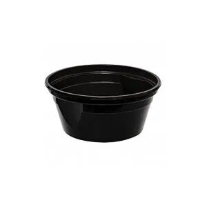 Wielorazowa miska czarna na zupę 460/560 ml 50 szt fi127