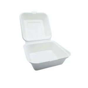 Pojemnik 17x17 cm HAMBURGER MAX z trzciny cukrowej 50 szt