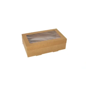 Karton cateringowy z okienkiem 22,5x22,5x8 cm 25 szt