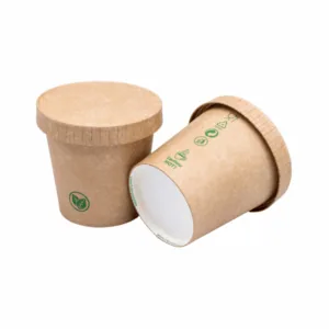 NOWOŚĆ ! Papierowy pojemnik na sos 80 ml BEZ SUP 50 szt (pokrywka osobno!)